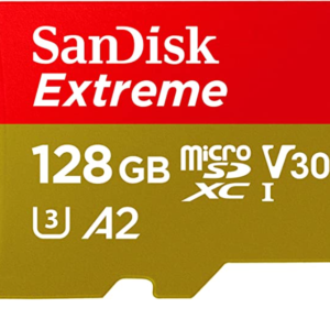 128GB Race-Keeper micro SD with adapter